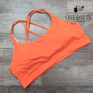 Adisputent Plus Size Crop Strappy Back Sports Bra Size 3XL